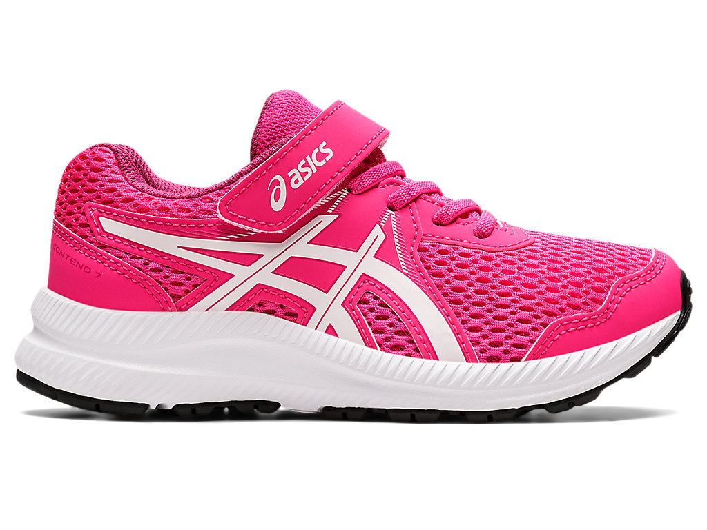 Kids' Asics Contend 7 Pre-School Running Shoes Pink / White | 1764-SQPMZ