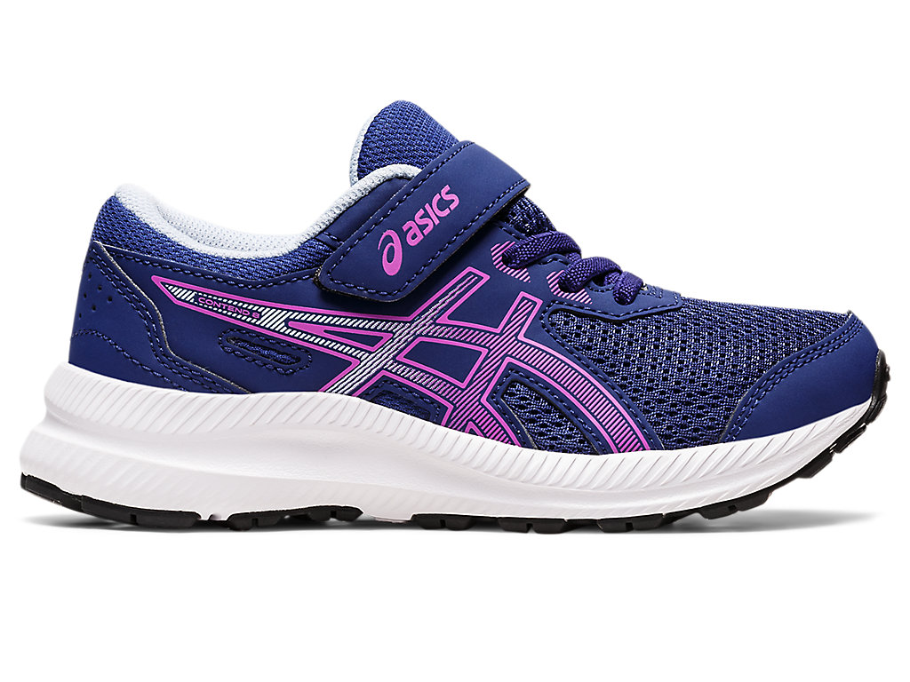 Kids' Asics Contend 8 Pre-School Running Shoes Blue / Purple | 2789-NWKQP