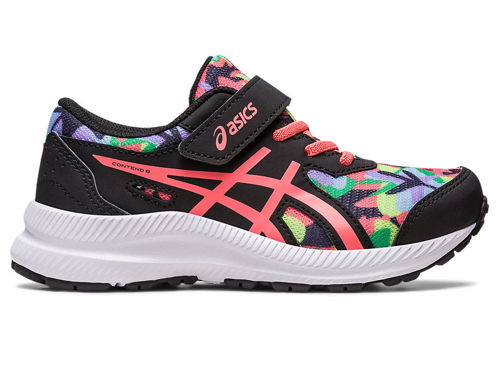 Kids' Asics Contend 8 Pre-School Running Shoes Black | 8029-ZQIYW