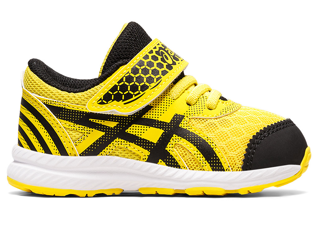 Kids' Asics Contend 8 Toddler Size School Yard Running Shoes Yellow / Black | 9834-VIJLE