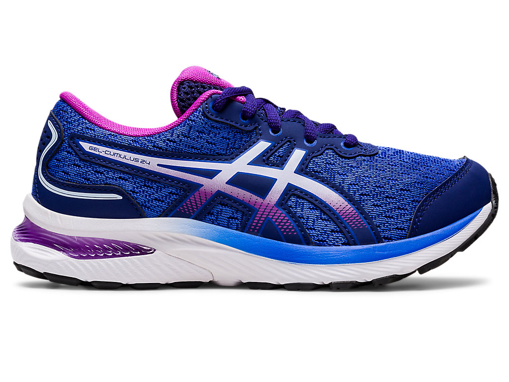 Kids' Asics Gel-Cumulus 24 Grade School Running Shoes Blue / Blue | 5172-NCIBG