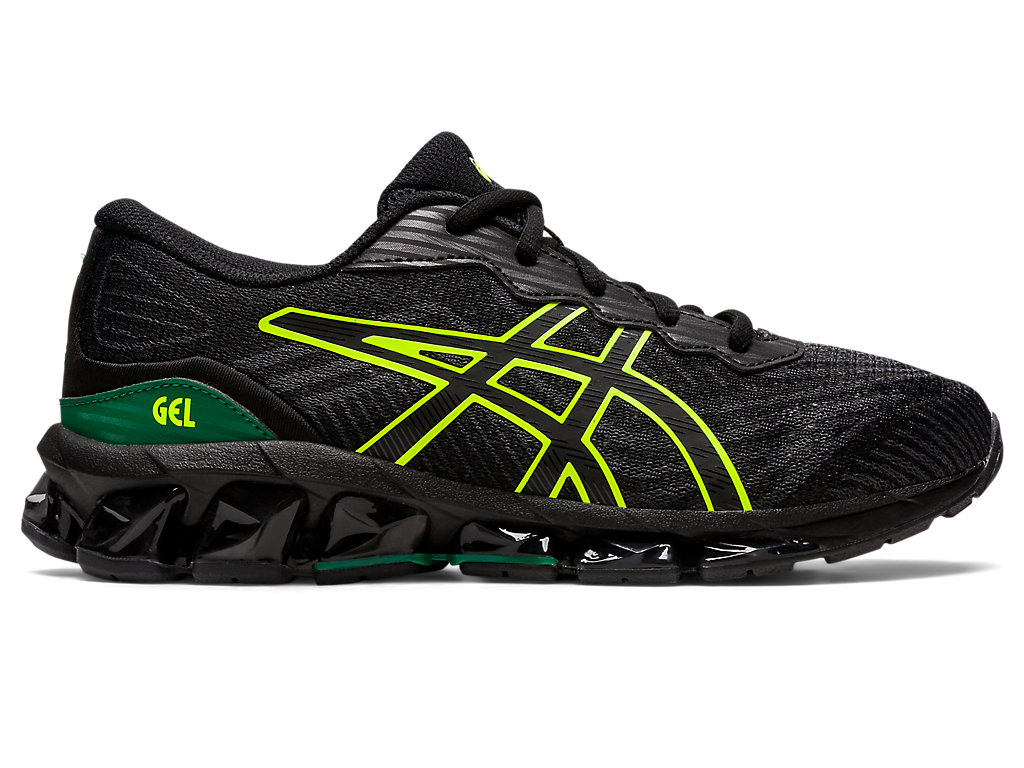 Kids' Asics Gel-Quantum 360 Vii Grade School Sneakers Black / Yellow | 9241-ENPGU