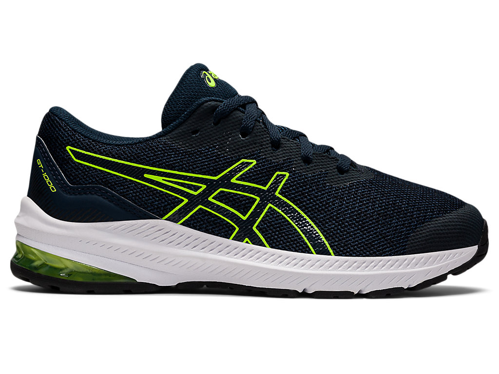 Kids' Asics Gt-1000 11 Grade School Running Shoes Blue / Green | 1732-BKYRE