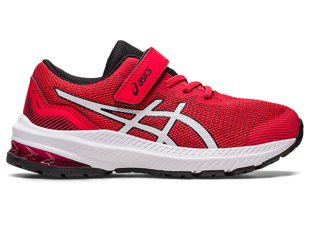 Kids' Asics Gt-1000 11 Pre-School Running Shoes Red / White | 0487-KXCFB