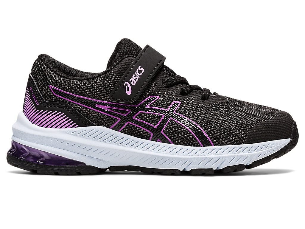 Kids' Asics Gt-1000 11 Pre-School Running Shoes Deep Grey / Purple | 3651-NCLIS