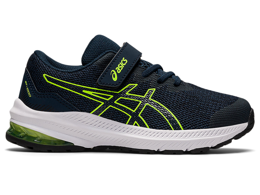 Kids' Asics Gt-1000 11 Pre-School Running Shoes Blue / Green | 4178-YUMRL