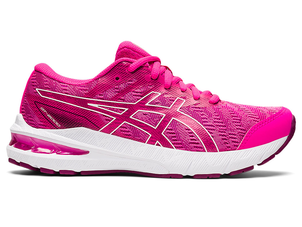 Kids' Asics Gt-2000 10 Grade School Running Shoes Pink / White | 8096-PKQLM