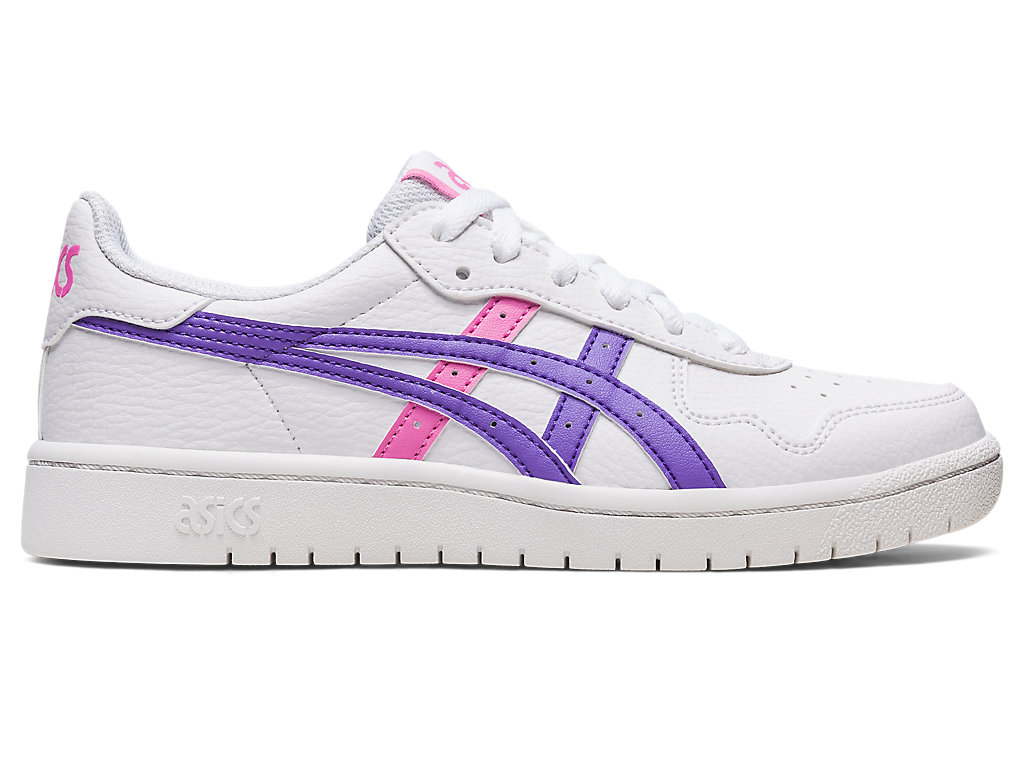 Kids' Asics Japan S Grade School Sneakers White | 5329-EBKVP