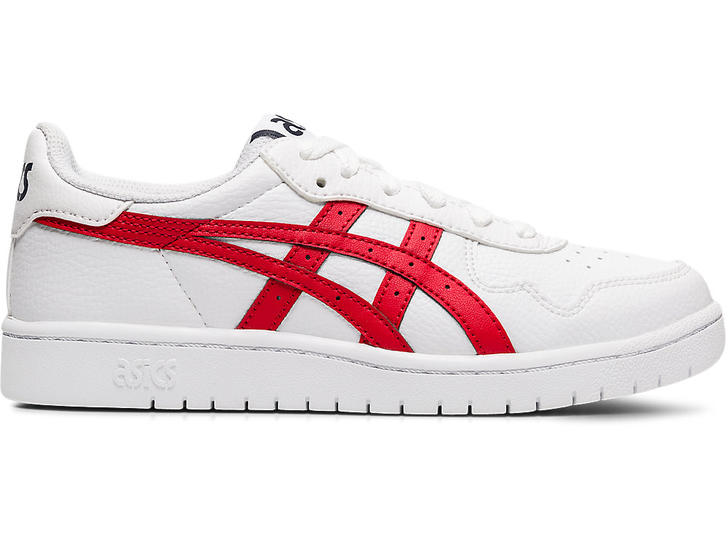 Kids' Asics Japan S Grade School Sneakers White / Red | 8592-ZMAXW