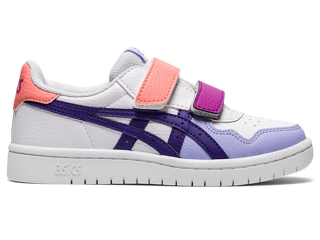 Kids' Asics Japan S Pre-School Sneakers White / Purple | 3802-BJQSC