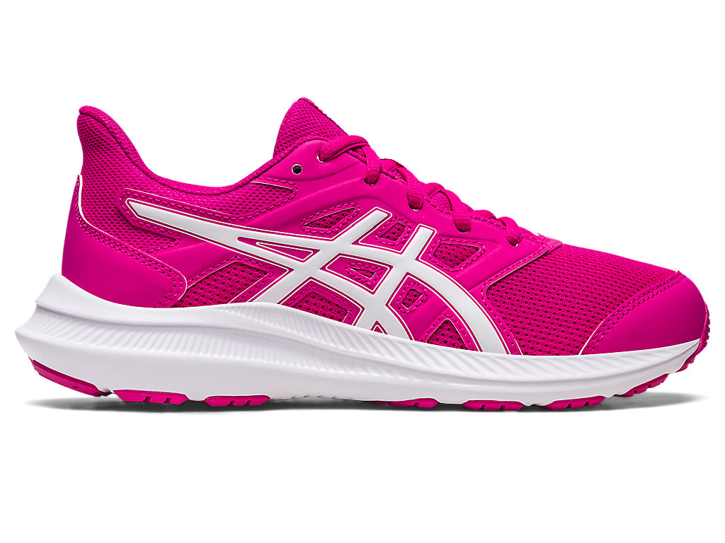 Kids' Asics Jolt 4 Grade School Running Shoes Pink / White | 5234-OLBEH