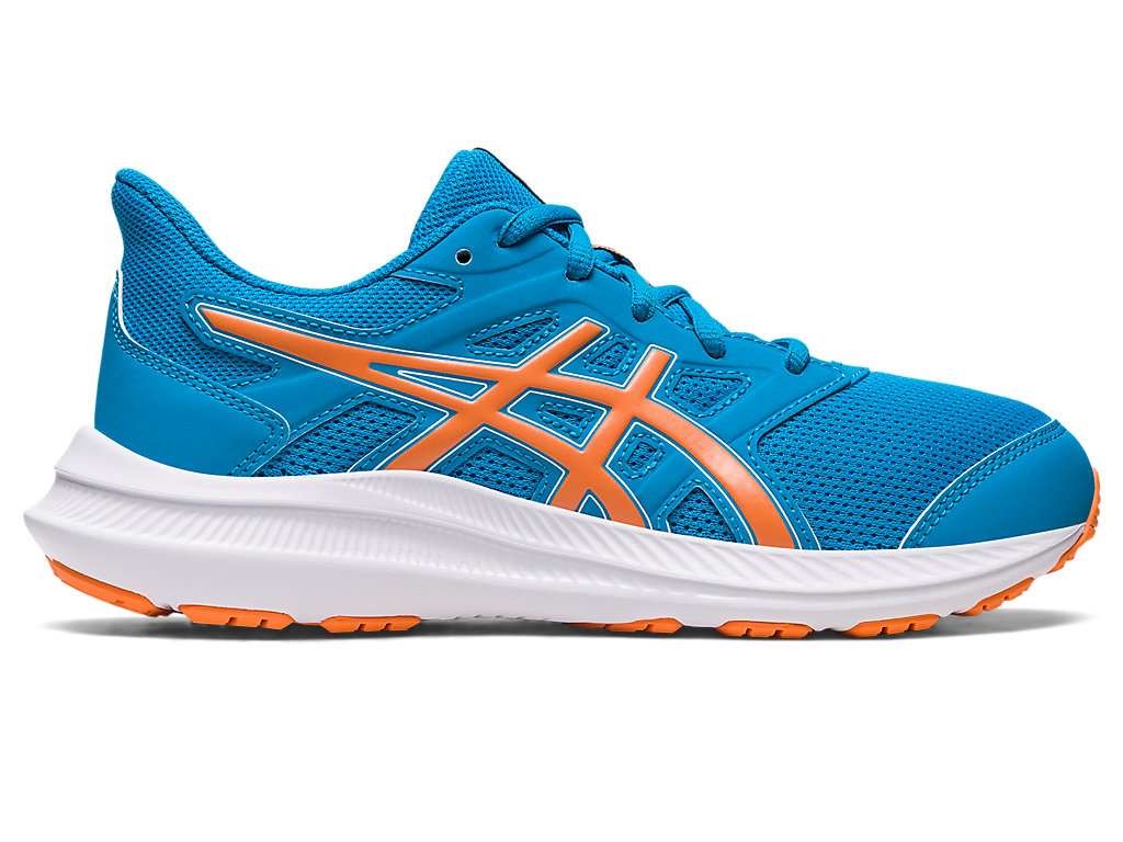 Kids' Asics Jolt 4 Grade School Running Shoes Blue / Orange Coral | 8271-ARXZE