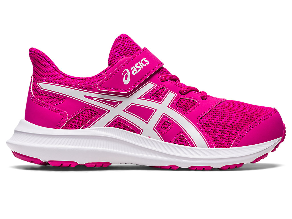 Kids' Asics Jolt 4 Pre-School Running Shoes Pink / White | 4690-ZGWLE