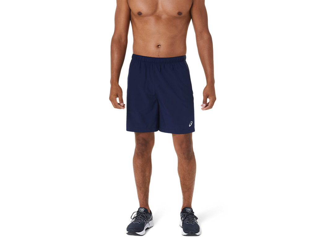 Men's Asics 7in Pr Lyte Shorts Navy / Grey | 5832-RAVMH