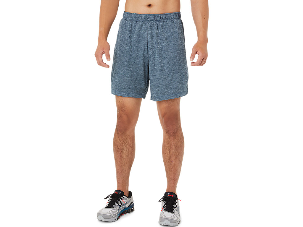 Men's Asics 7ins Shorts Grey | 5801-SOTZD