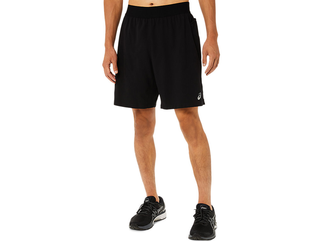 Men's Asics 9in Mixer Shorts Black | 6519-BELPX