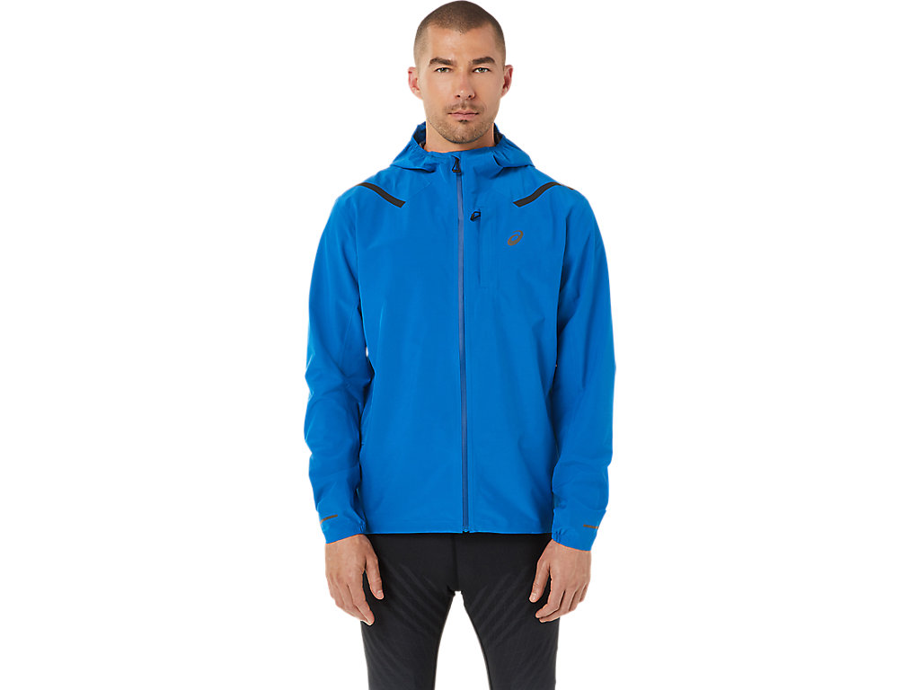 Men's Asics Accelerate Waterproof 2.0 Jackets Blue | 7204-TAERG