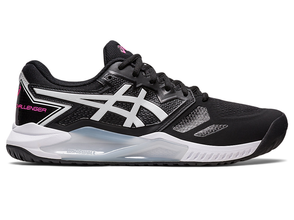 Men's Asics Gel-Challenger 13 Tennis Shoes Black / Pink | 1956-OFNVS