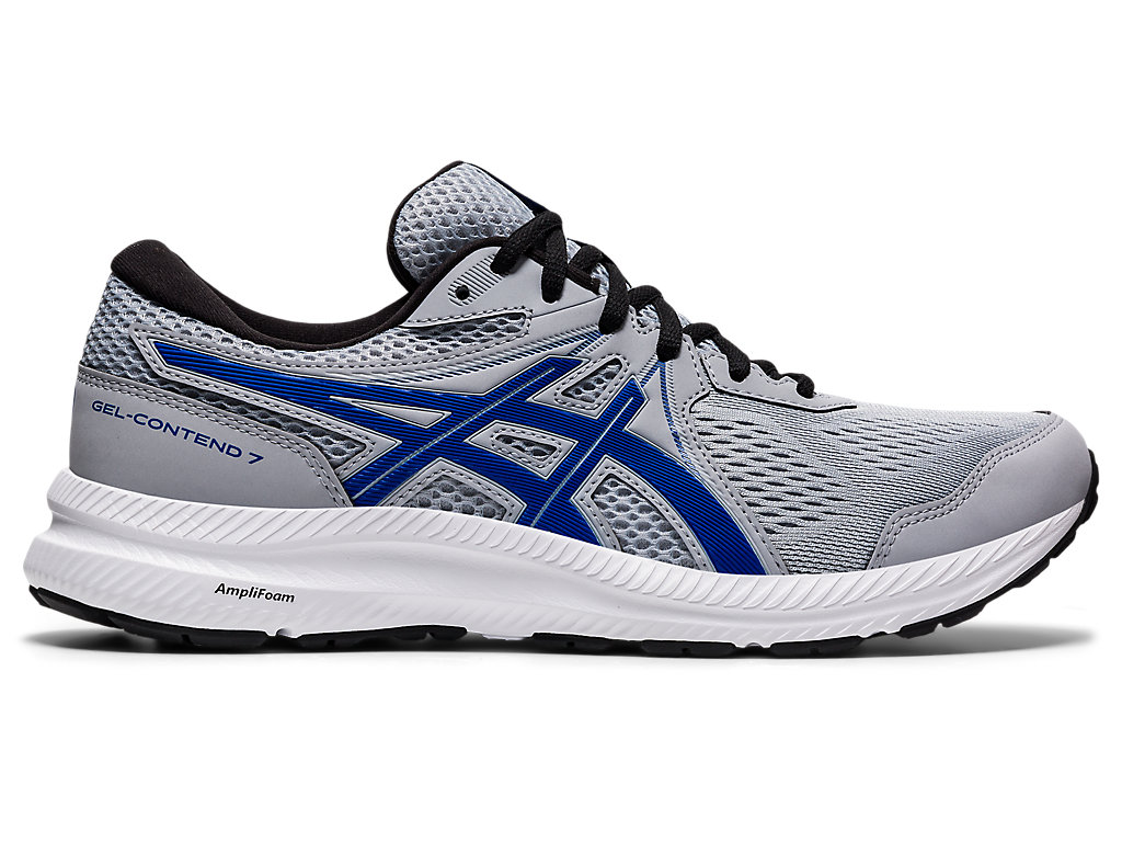 Men's Asics Gel-Contend 7 (4E) Walking Shoes Grey / Blue | 9234-TZBPN