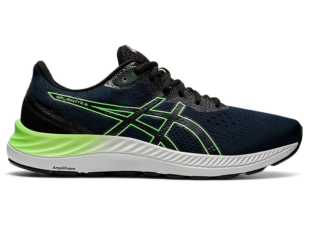 Men's Asics Gel-Excite 8 Walking Shoes Blue / Light Green | 6425-PXGKF