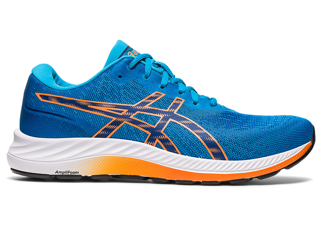 Men's Asics Gel-Excite 9 Running Shoes Blue / Orange Coral | 2160-RCBXP