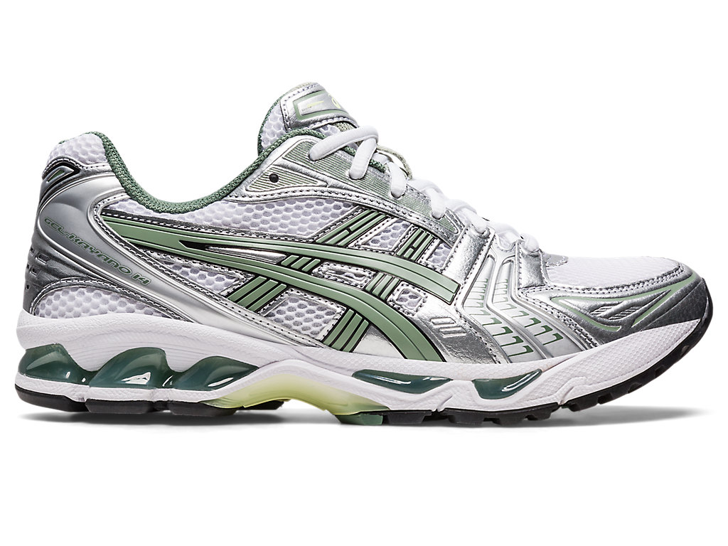 Men's Asics Gel-Kayano 14 Sneakers White / Grey | 8059-RDKLB