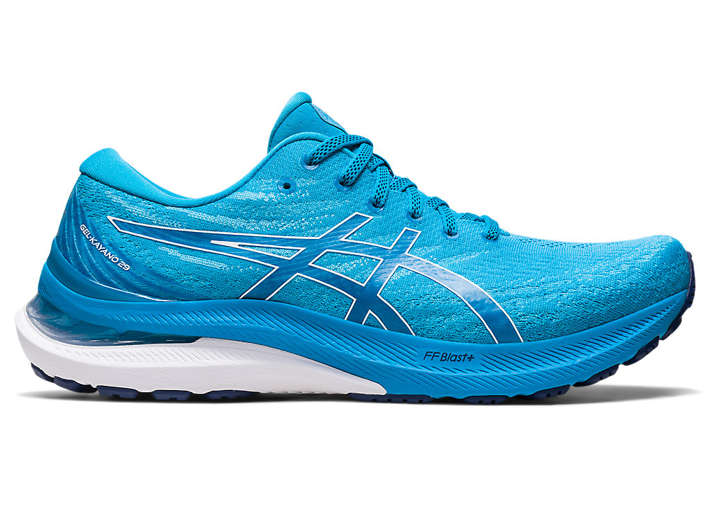 Men's Asics Gel-Kayano 29 Extra Wide Running Shoes Blue / White | 2438-OVXEP