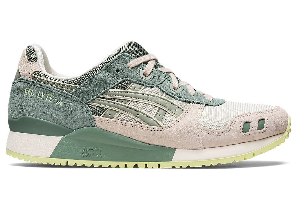 Men's Asics Gel-Lyte Iii Og Sneakers Cream / Olive Grey | 7058-XGFSY