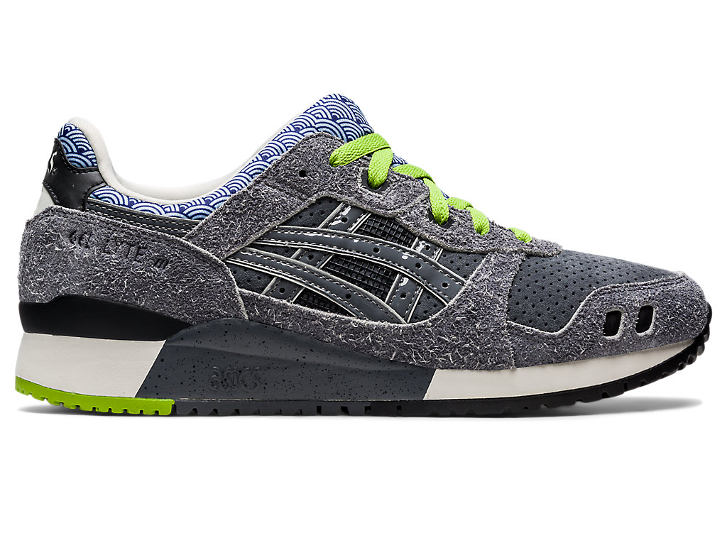 Men's Asics Gel-Lyte Iii Og X Nice Kicks Sneakers Dark Grey | 9280-PLHQV