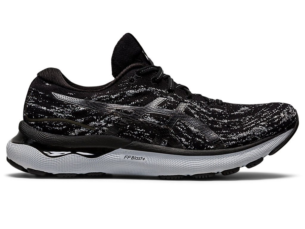 Men's Asics Gel-Nimbus 24 Mk Running Shoes Black / Black | 8432-QFEBL