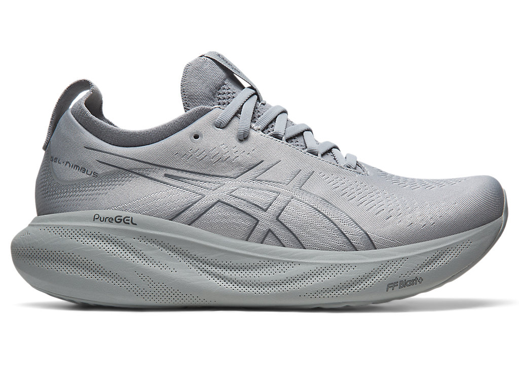 Men's Asics Gel-Nimbus 25 Running Shoes Grey | 0963-VMWRG