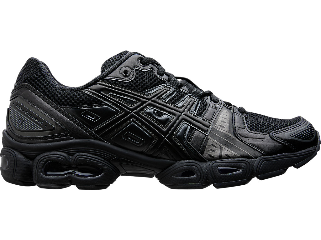 Men's Asics Gel-Nimbus 9 Sneakers Black / Grey | 9185-MSVWD