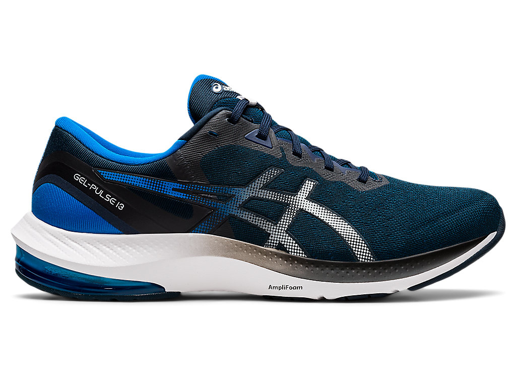 Men's Asics Gel-Pulse 13 Walking Shoes Blue / White | 4083-MQXOF