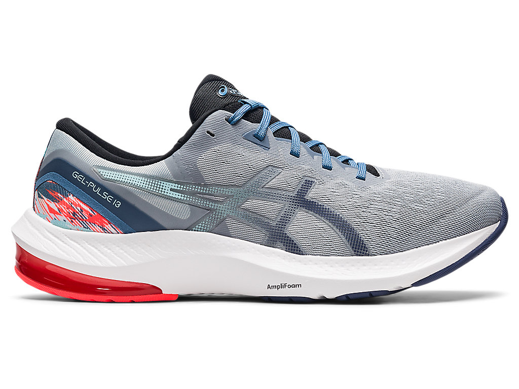 Men's Asics Gel-Pulse 13 Walking Shoes Grey / Blue | 4671-NXOYB