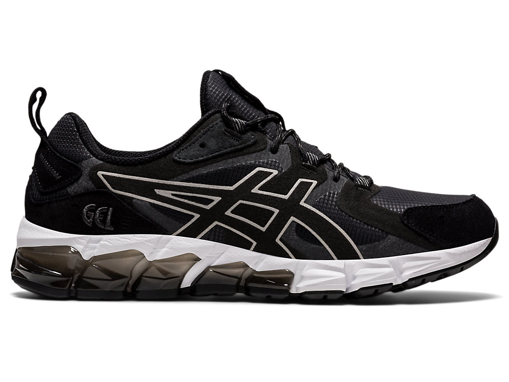 Men's Asics Gel-Quantum 180 Sneakers Black / Deep Grey | 7892-XEUCK