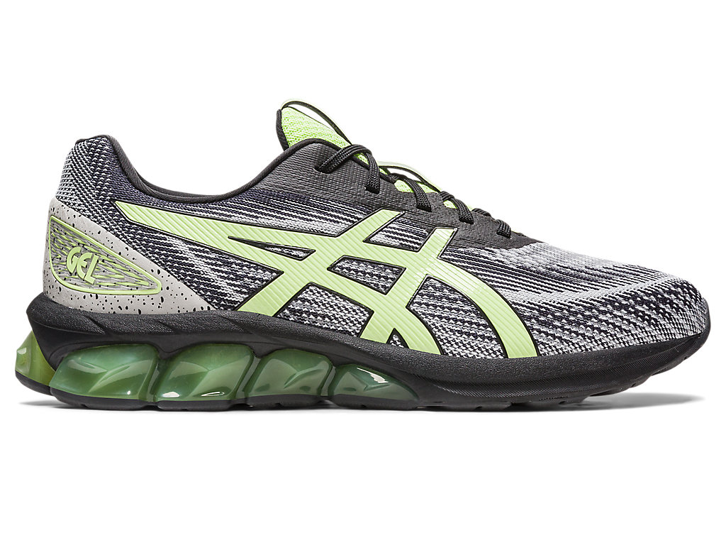 Men's Asics Gel-Quantum 180 Vii Sneakers Black / Light Green | 6094-NESFH