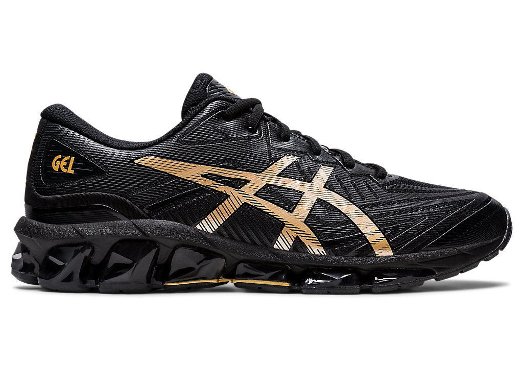 Men's Asics Gel-Quantum 360 Vii Sneakers Black / Gold | 0436-RXQCW