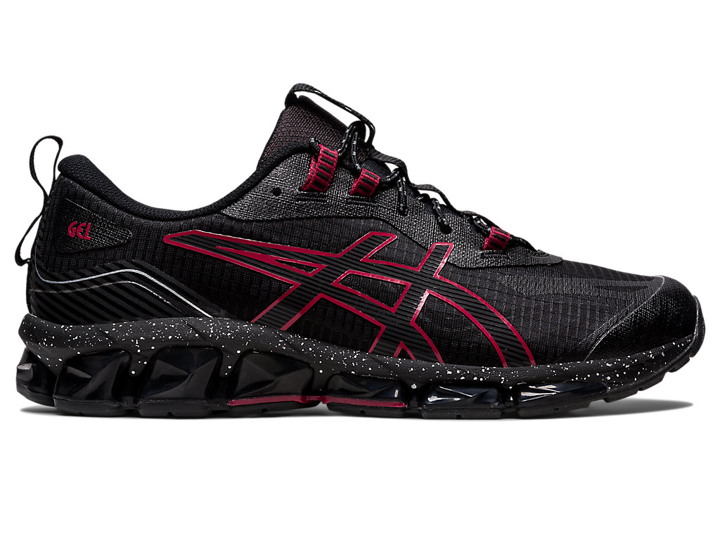 Men's Asics Gel-Quantum 360 Vii Sneakers Black / Burgundy | 5342-FLHVT