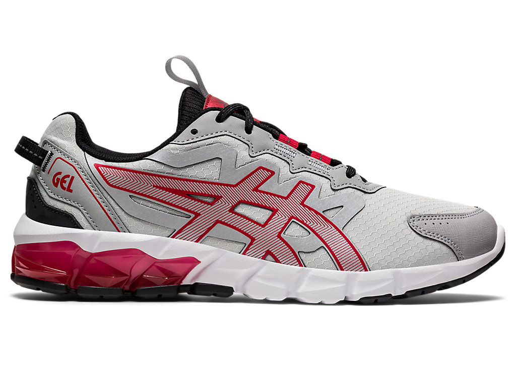 Men's Asics Gel-Quantum 90 Sneakers Grey / Red | 4389-XGLHW