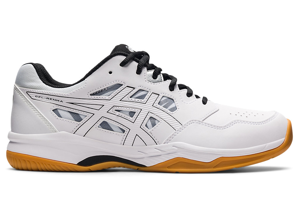 Men's Asics Gel-Renma Tennis Shoes White / Black | 7914-LHSFU