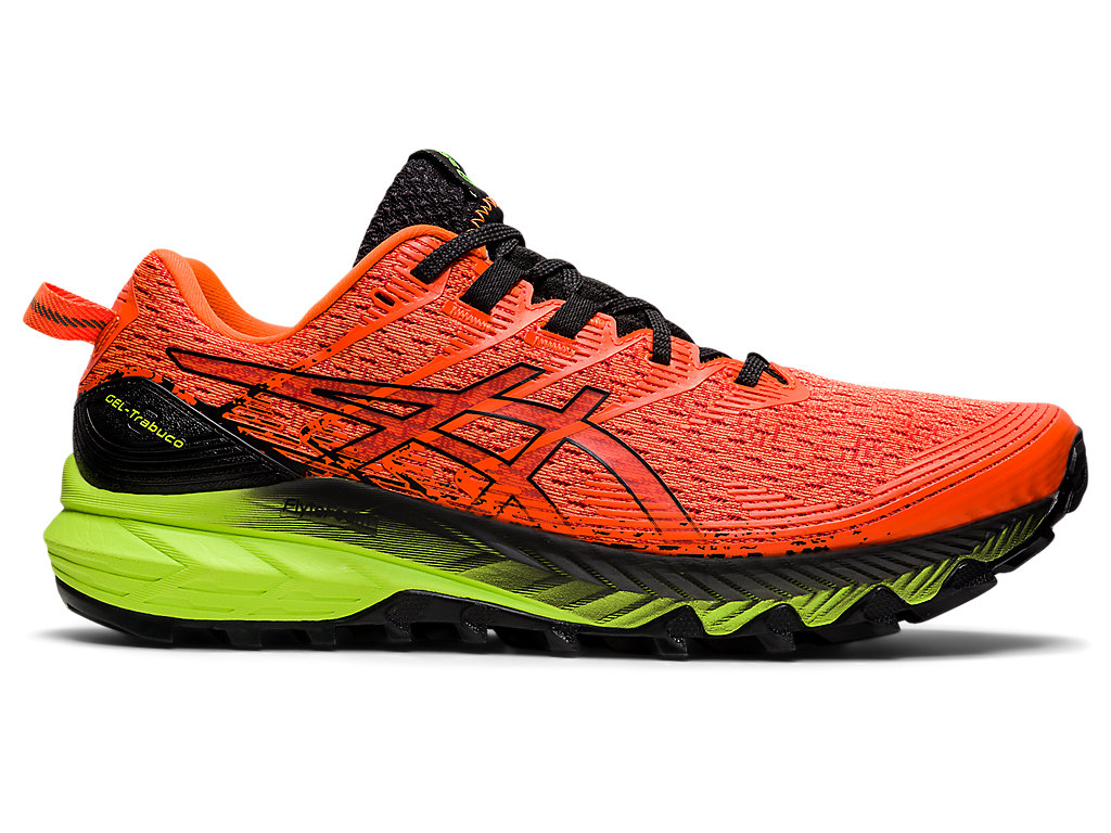 Men's Asics Gel-Trabuco 10 Trail Running Shoes Orange / Black | 0658-CRPKW