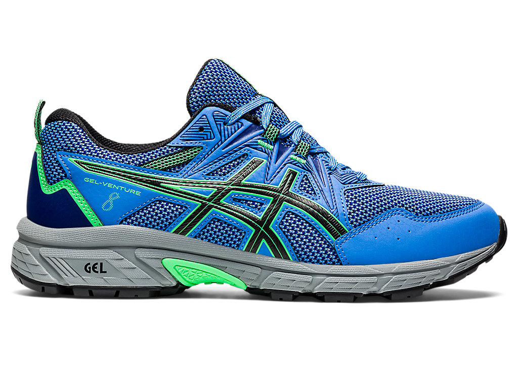 Men's Asics Gel-Venture 8 Trail Running Shoes Blue | 0781-TCPOG