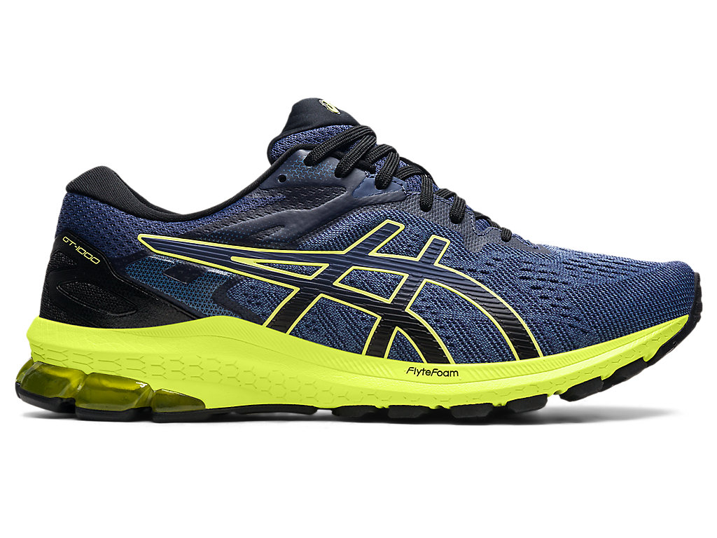 Men's Asics Gt-1000 10 Walking Shoes Blue / Blue | 9837-BKVSC