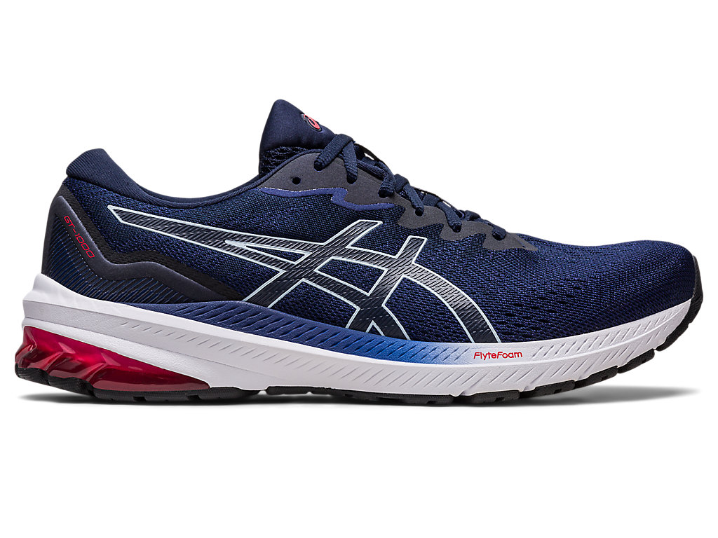 Men's Asics Gt-1000 11 (2E) Running Shoes Indigo Blue | 1953-WIDTB