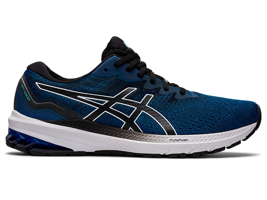 Men's Asics Gt-1000 11 (4E) Running Shoes Black | 5679-BYCQL