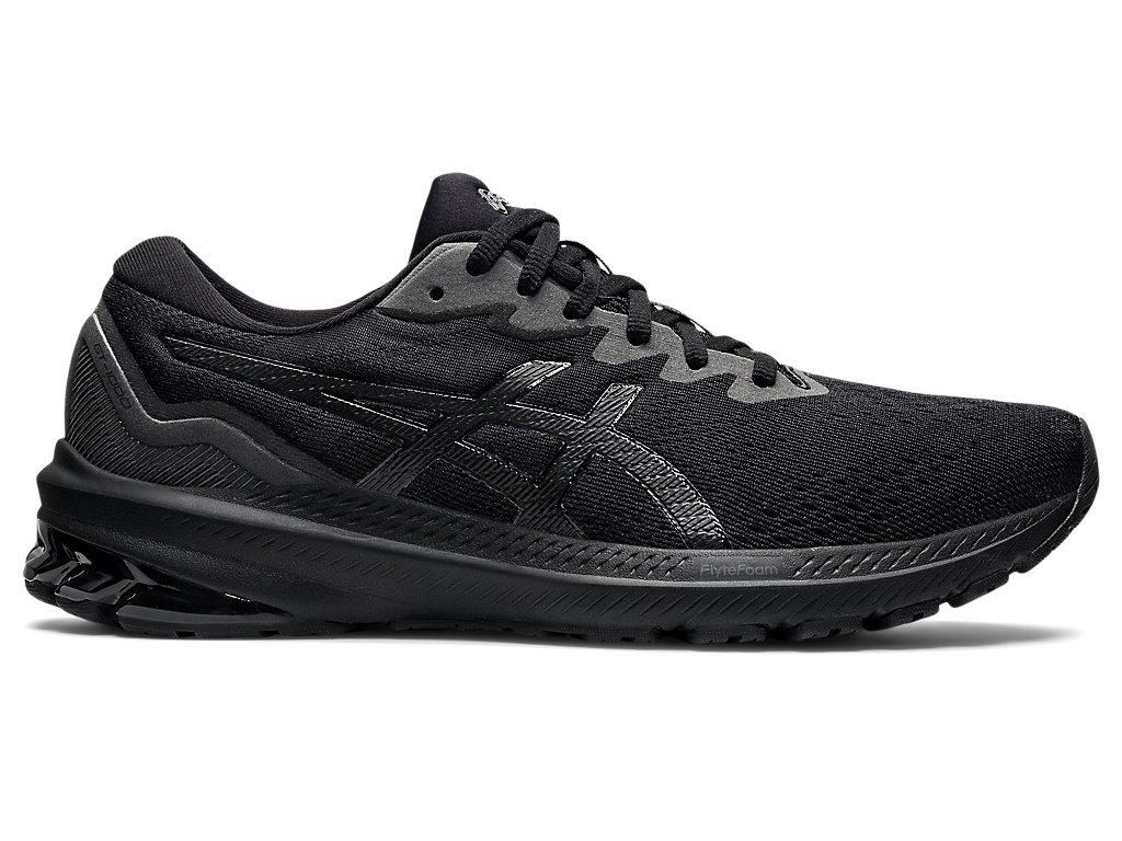 Men's Asics Gt-1000 11 Walking Shoes Black / Black | 3245-HVGDI