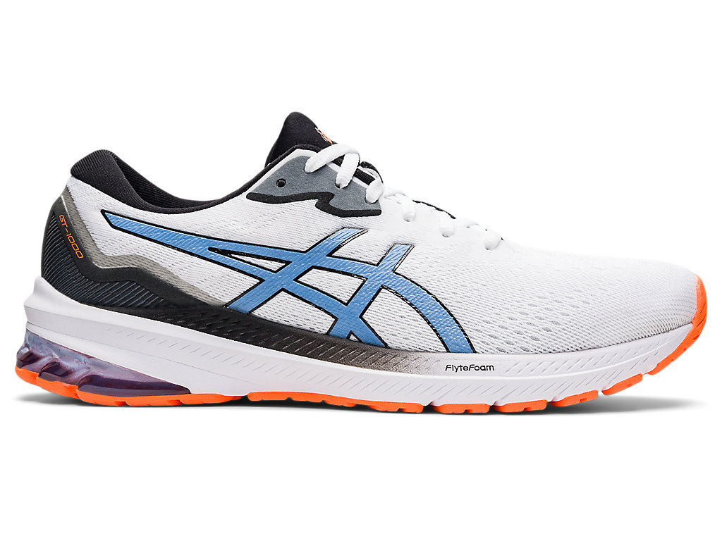 Men's Asics Gt-1000 11 Walking Shoes White / Blue | 7392-YDSHB