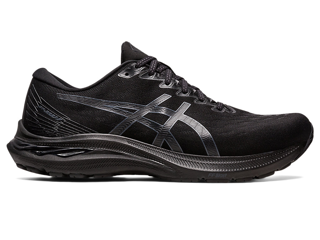 Men's Asics Gt-2000 11 Running Shoes Black / Black | 5701-SFOPR