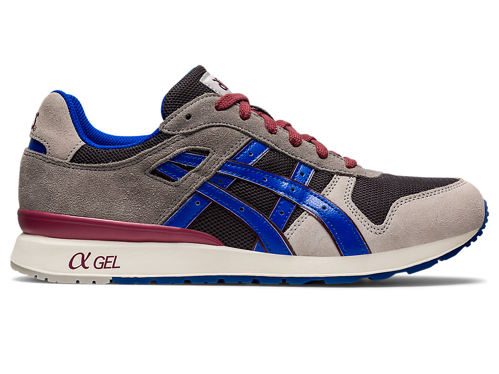 Men's Asics Gt-Ii Sneakers Obsidian Grey / Blue | 3572-QXTPZ