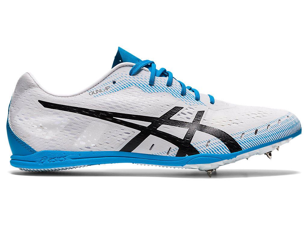 Men's Asics Gun Lap 2 Indoor Shoes White / Black | 9432-TMCDN